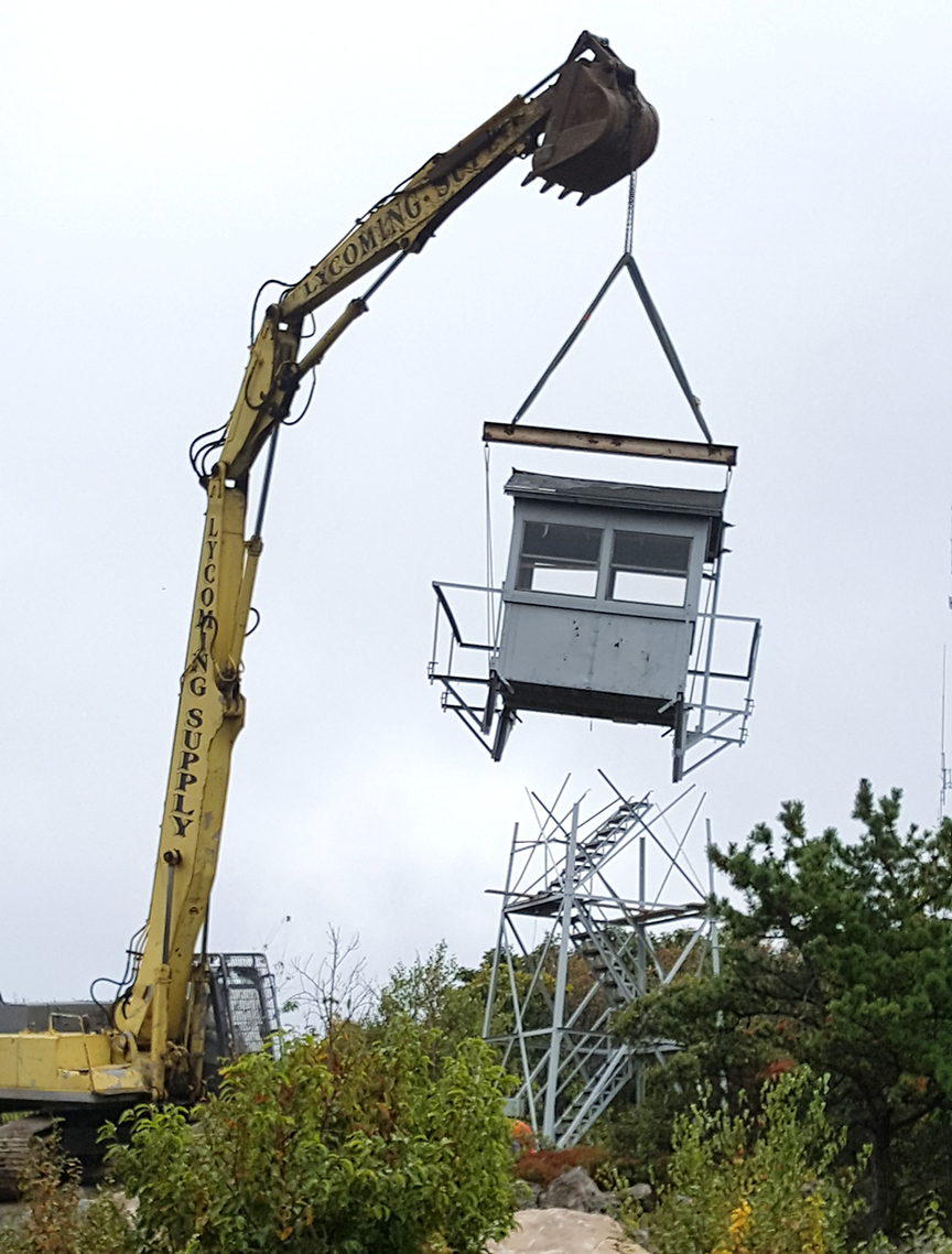 Fire Tower dismantle