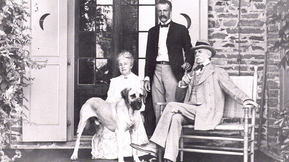 JW, Gifford, and Mary with their dog